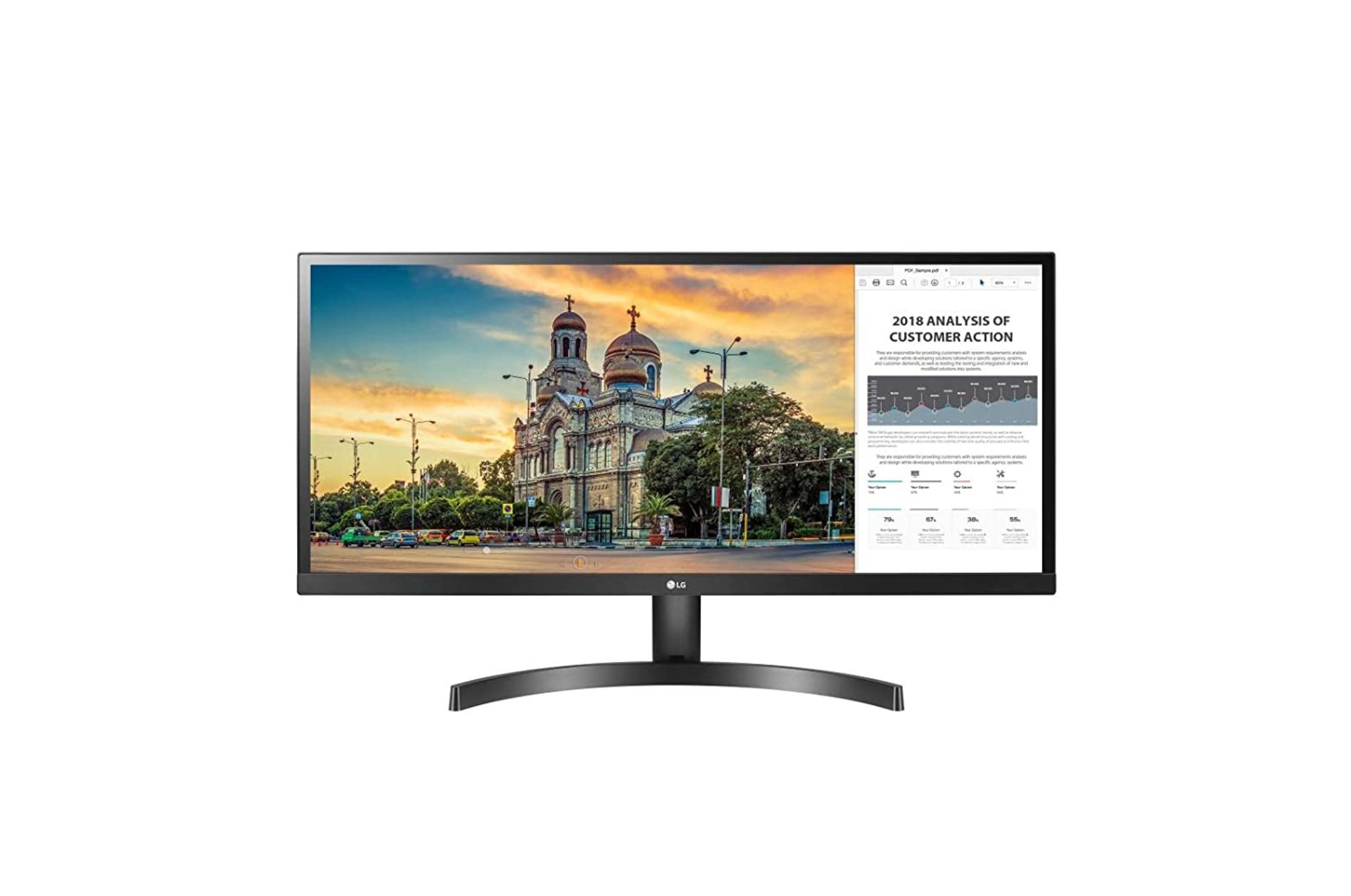 + VAT Grade A LG 29 Inch ULTRA WIDE FULL HD IPS SRGB 99% LED MONITOR - HDMI X 2 29WL500-B