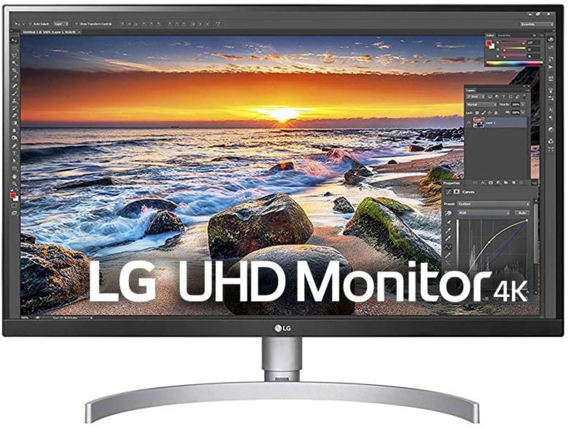 + VAT Grade A LG 27 Inch 4K UHD IPS LED MONITOR WITH HDR 10 - HDMI X 2, DISPLAY PORT X 1, USB TYPE