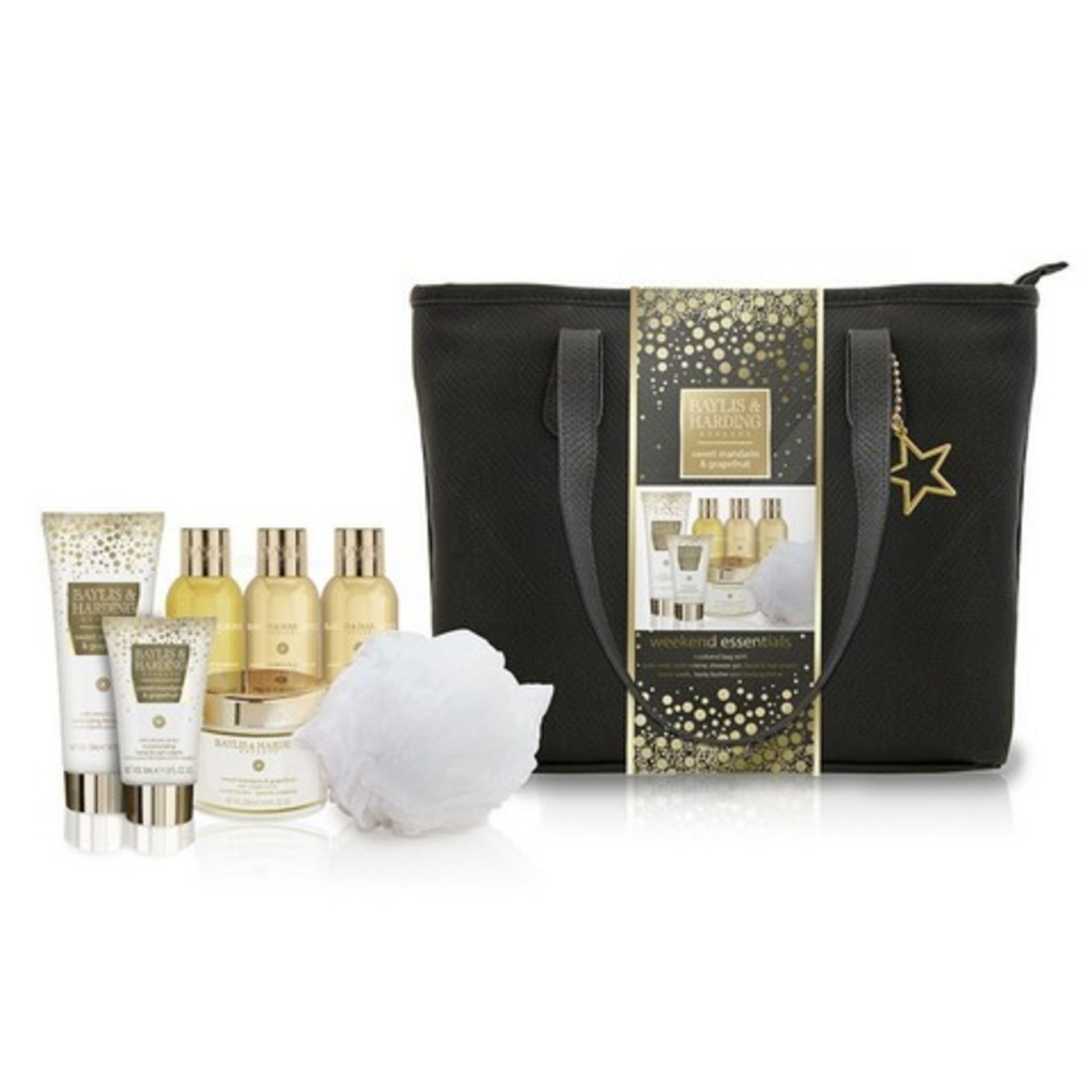 + VAT Brand New Baylis & Harding Sweet Mandarin & Grapefruit Luxury Weekend Bag - 1 x 200ml Body