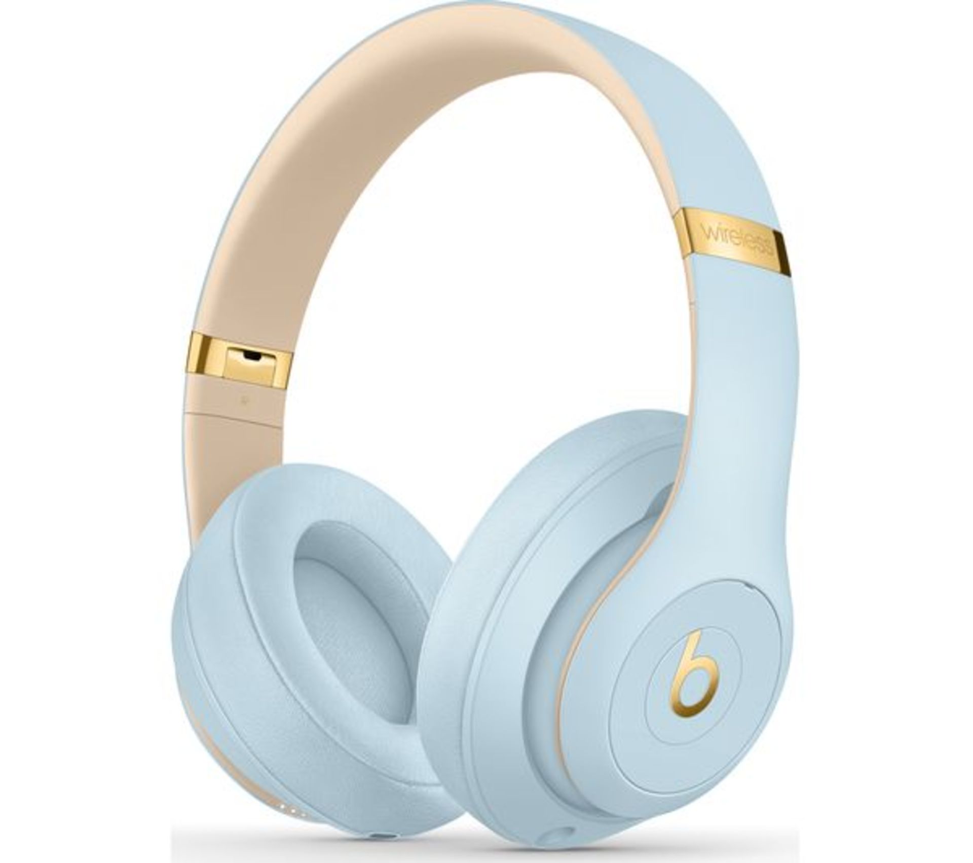 + VAT Brand New Beats Studio 3 Wireless Bluetooth Headphones - Crystal Blue - Up To 22 Hour Battery