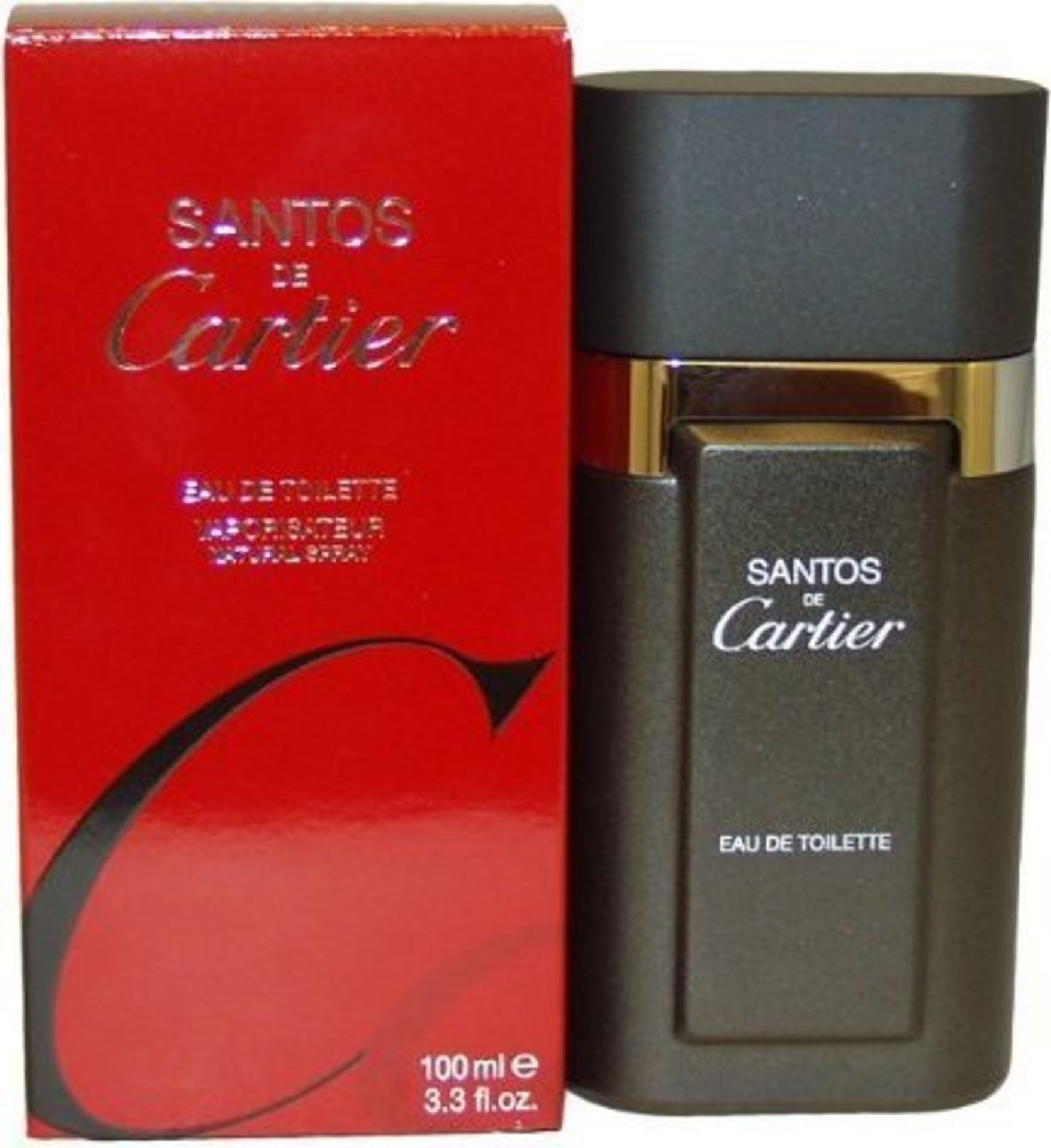 + VAT Brand New Cartier Santos 100ml EDT Spray