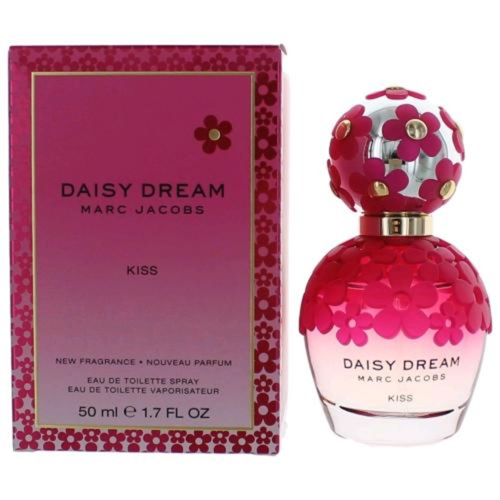 + VAT Brand New Marc Jacobs Daisy Dream Kiss 50ml EDT Spray