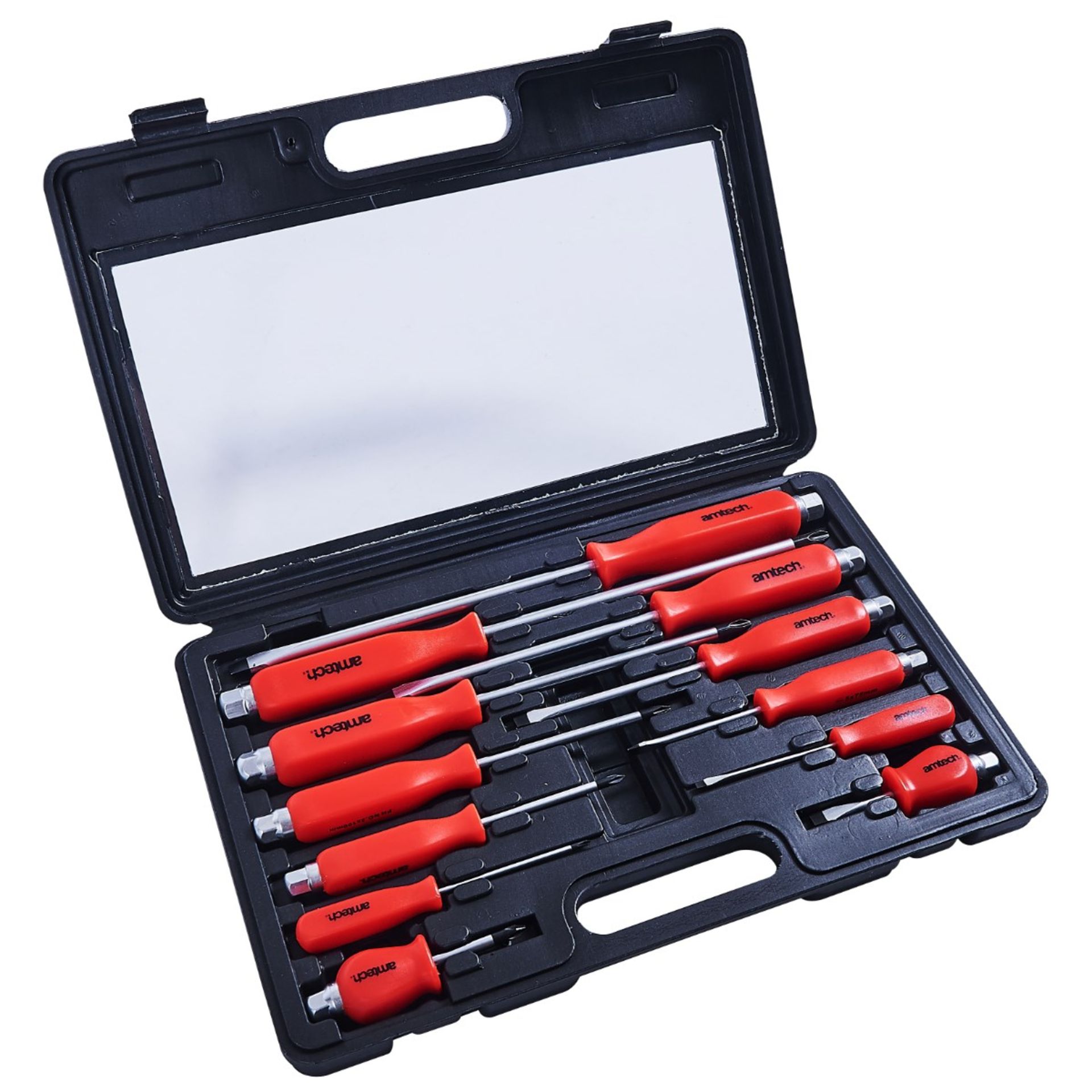 + VAT Brand New Twelve Piece Mechanics Screwdriver Set - Magnetic Tips