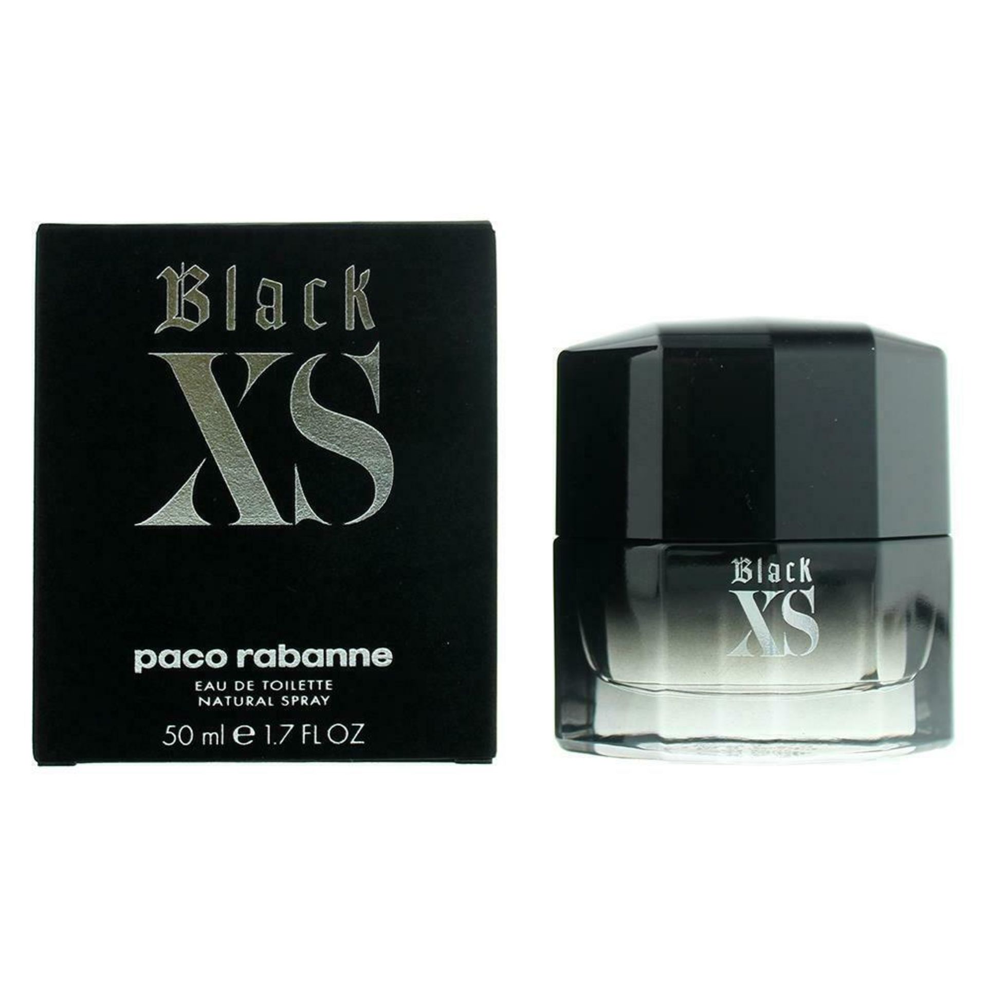 + VAT Brand New Paco Rabanne Black XS (M) 50ml EDT Spray