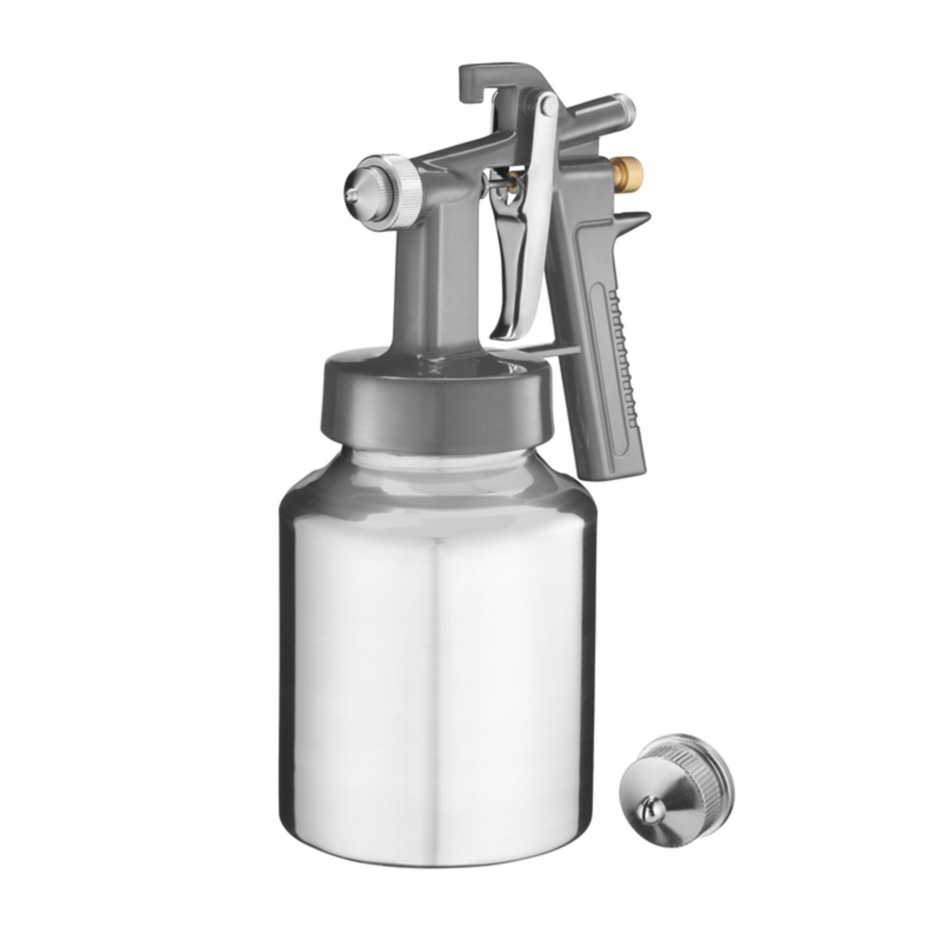 + VAT Brand New Ozito Spray Putty Gun-160-260ml/Min Ideal For Spraying Fillers-Two Nozzles-Fluid