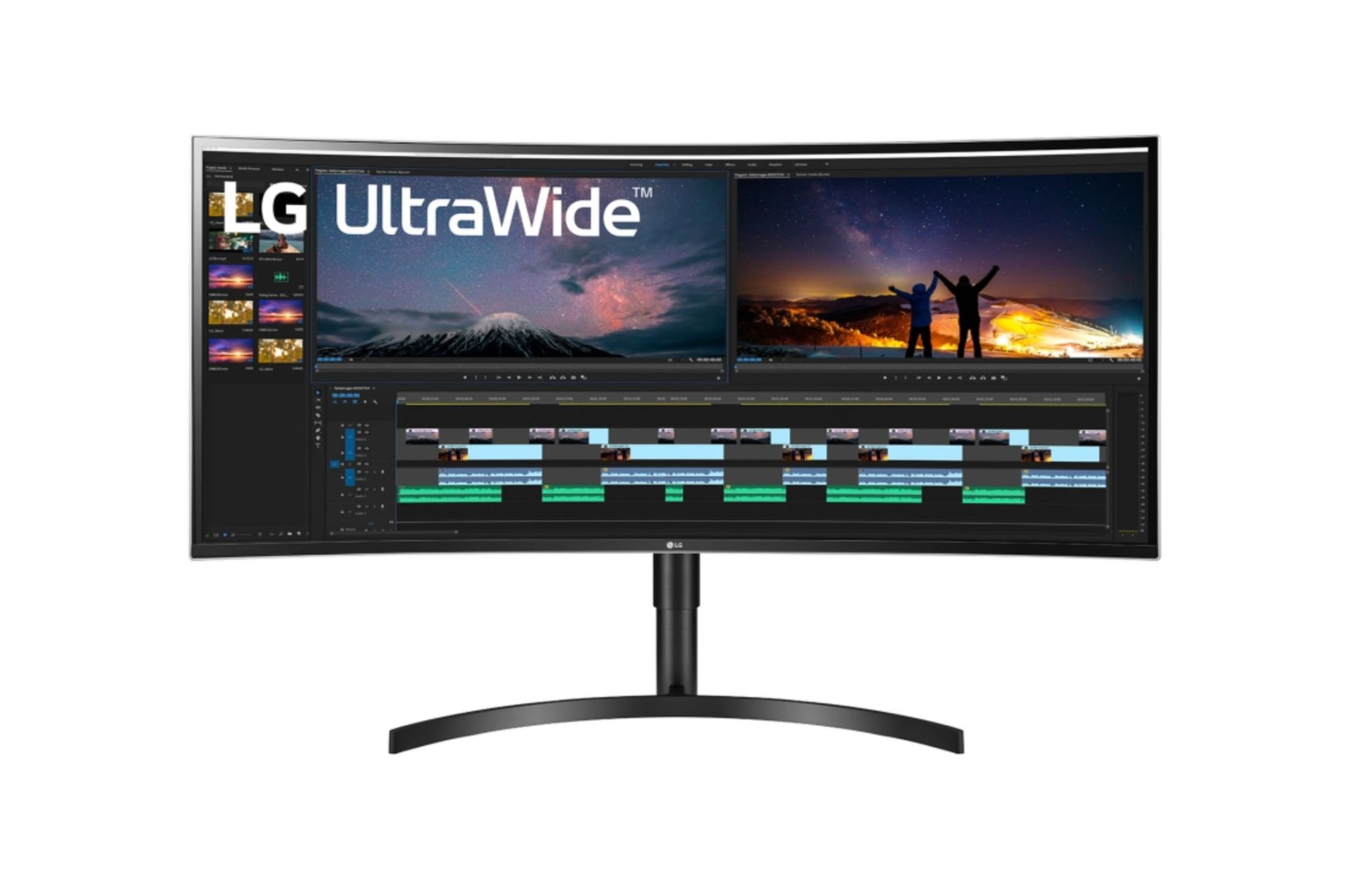 + VAT Grade A LG 38 Inch CURVED ULTRAWIDE QHD+ (3840 x 1600) HDR 10 IPS LED MONITOR - HDMI X 2,