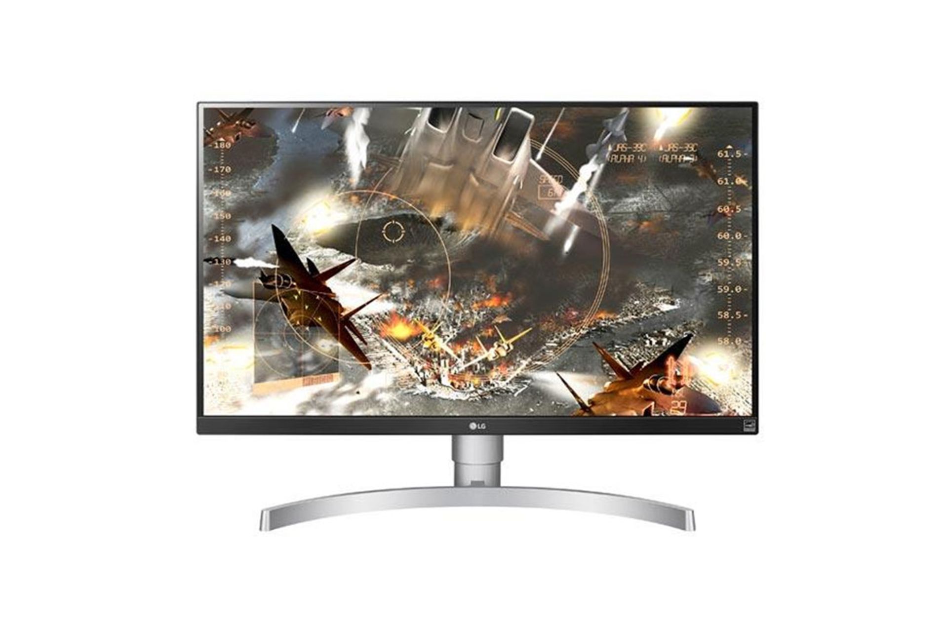 + VAT Grade A LG 27 Inch 4K UHD IPS LED MONITOR WITH HDR 10 - HDMI X 2, DISPLAY PORT X 1 27UK650-W