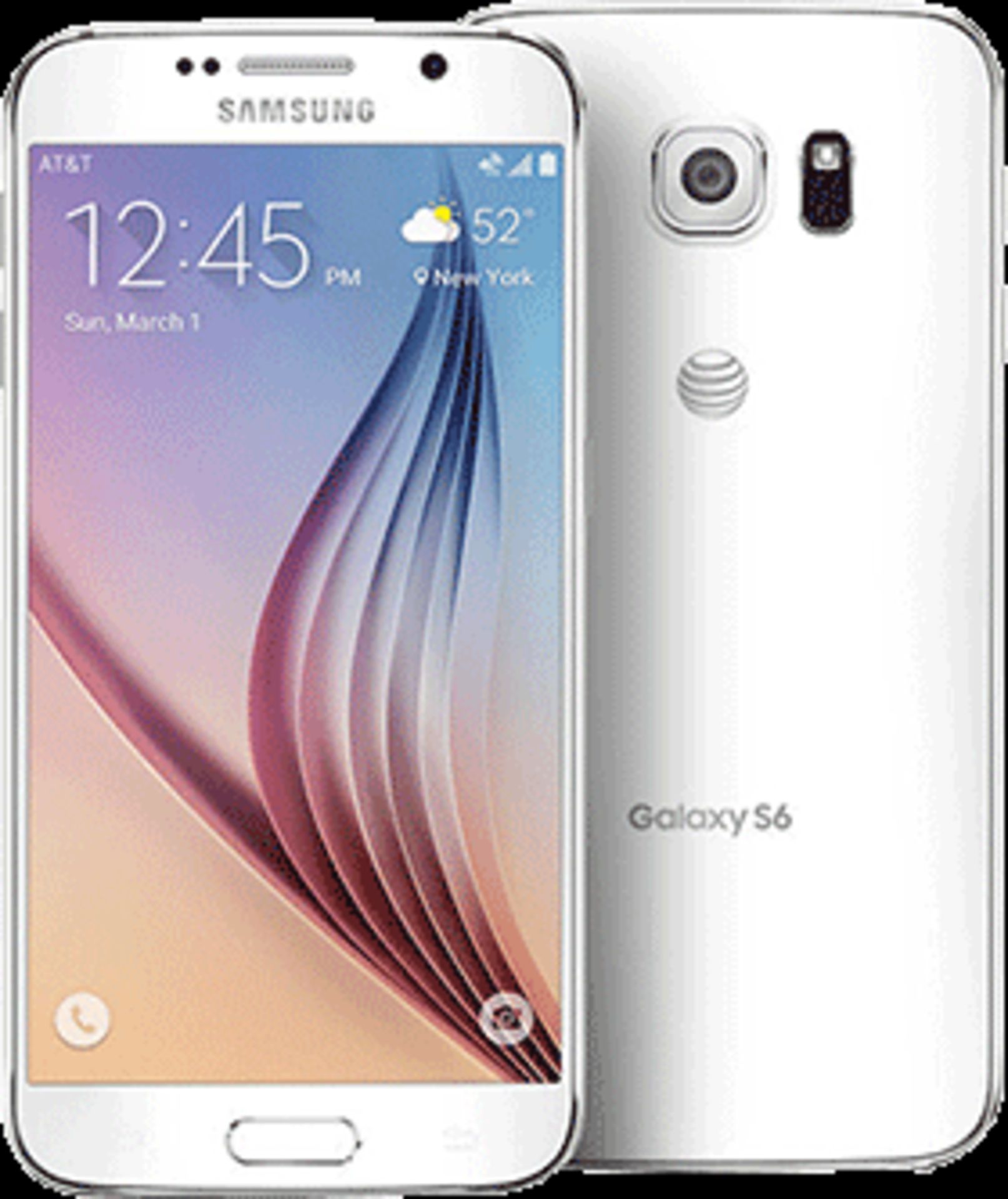 No VAT Grade U Samsung Galaxy S6 White 32gb Mobile Phone Boxed With Some Accessories May Include 1