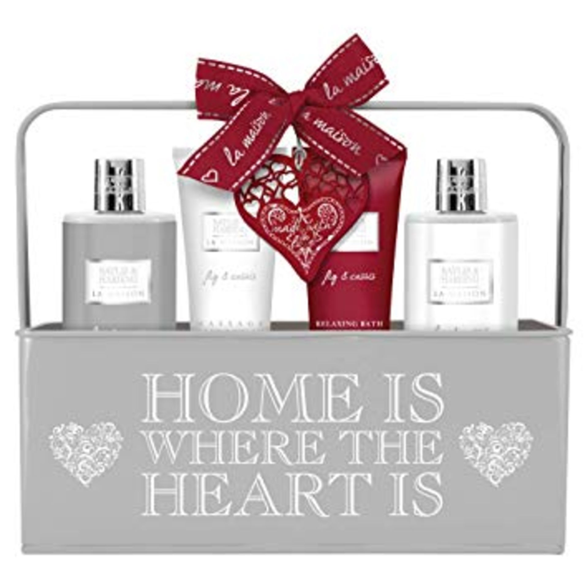 + VAT Brand New Baylis & Harding Home Is Where The Heart Is La Maison Fig & Cassis Gift Set ISP £