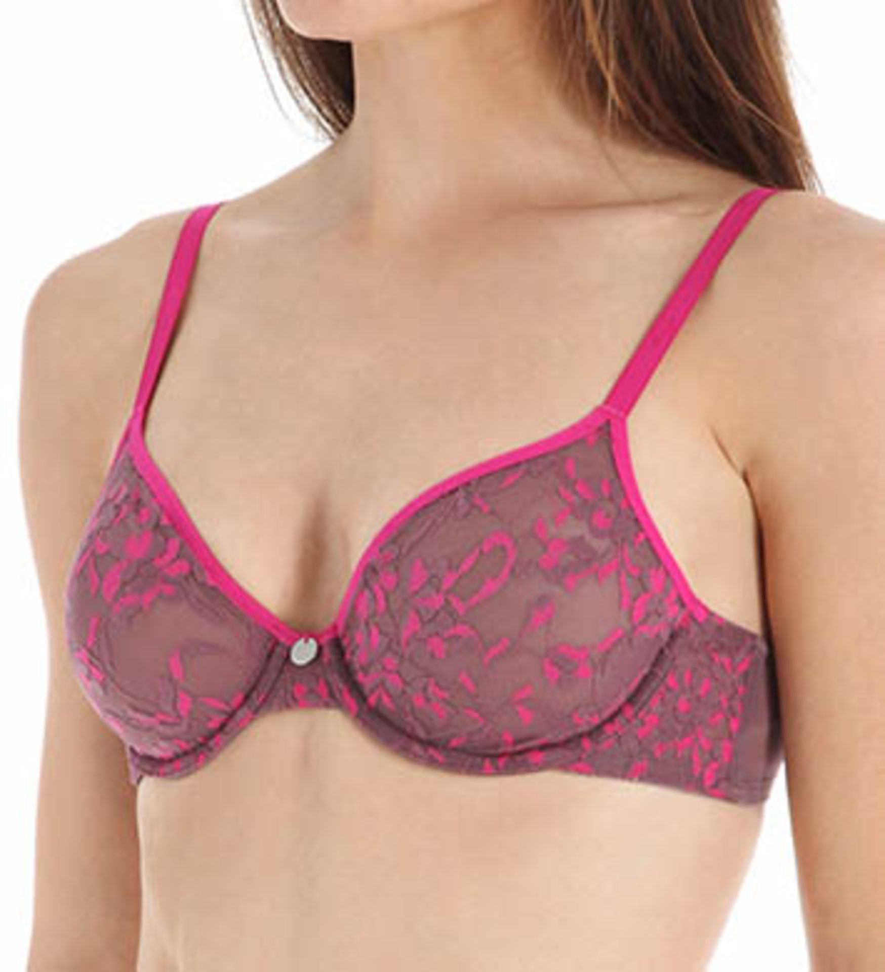 + VAT Brand New A Lot Of Four Pink/Brown DKNY Underwired Bras £50 (Lyst)