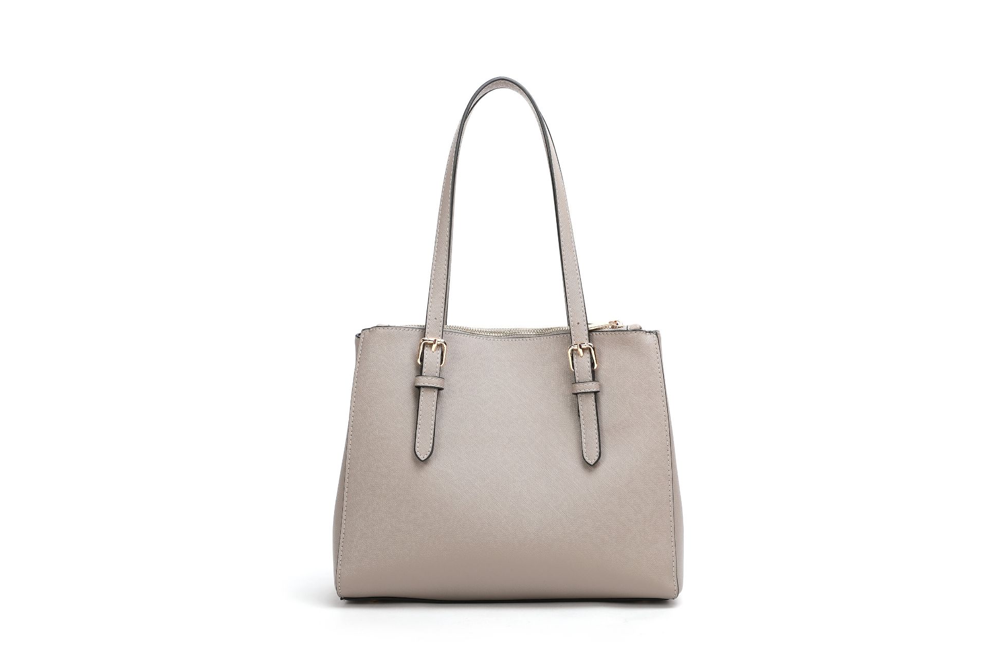 No VAT Brand New Special Edition Katy Elizabeth London Grey Medium Tote Bag With Detachable - Image 7 of 9