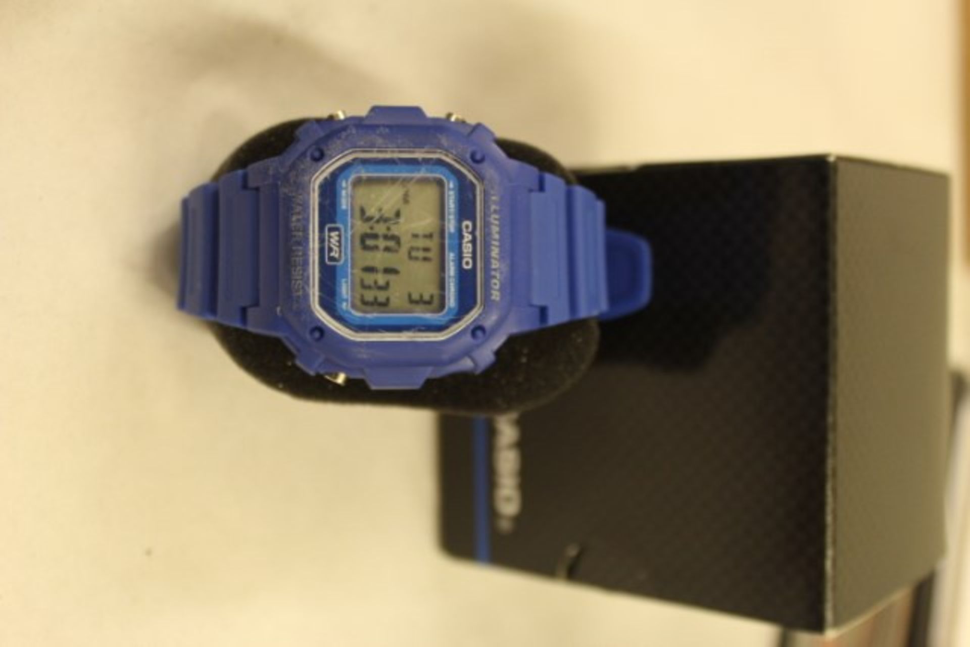 + VAT Grade U Casio Blue Illuminator Alarm Chronograph Digital Watch