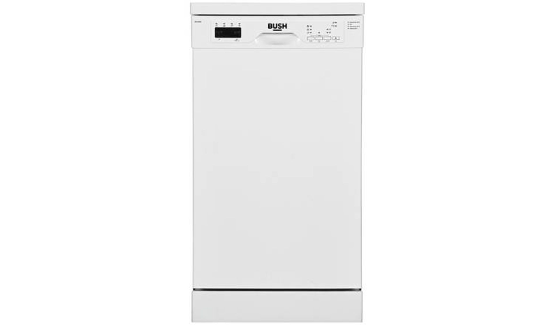 + VAT Grade A/B Bush BFSLNB9W Slimline Dishwasher