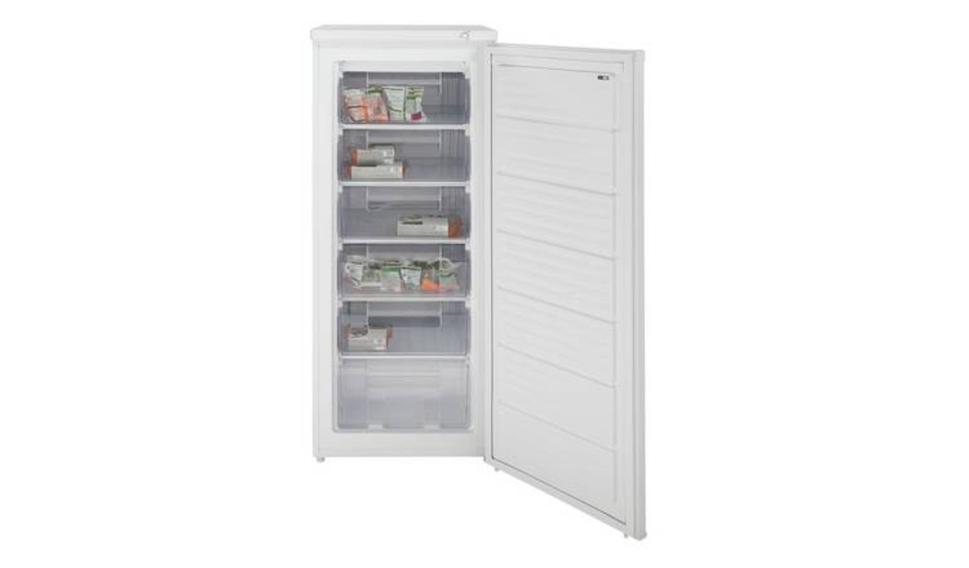 + VAT Grade A Bush M55TFW20 Tall Freezer - 163 Litre Capacity - Six Storage Compartments - A+ - Image 2 of 2