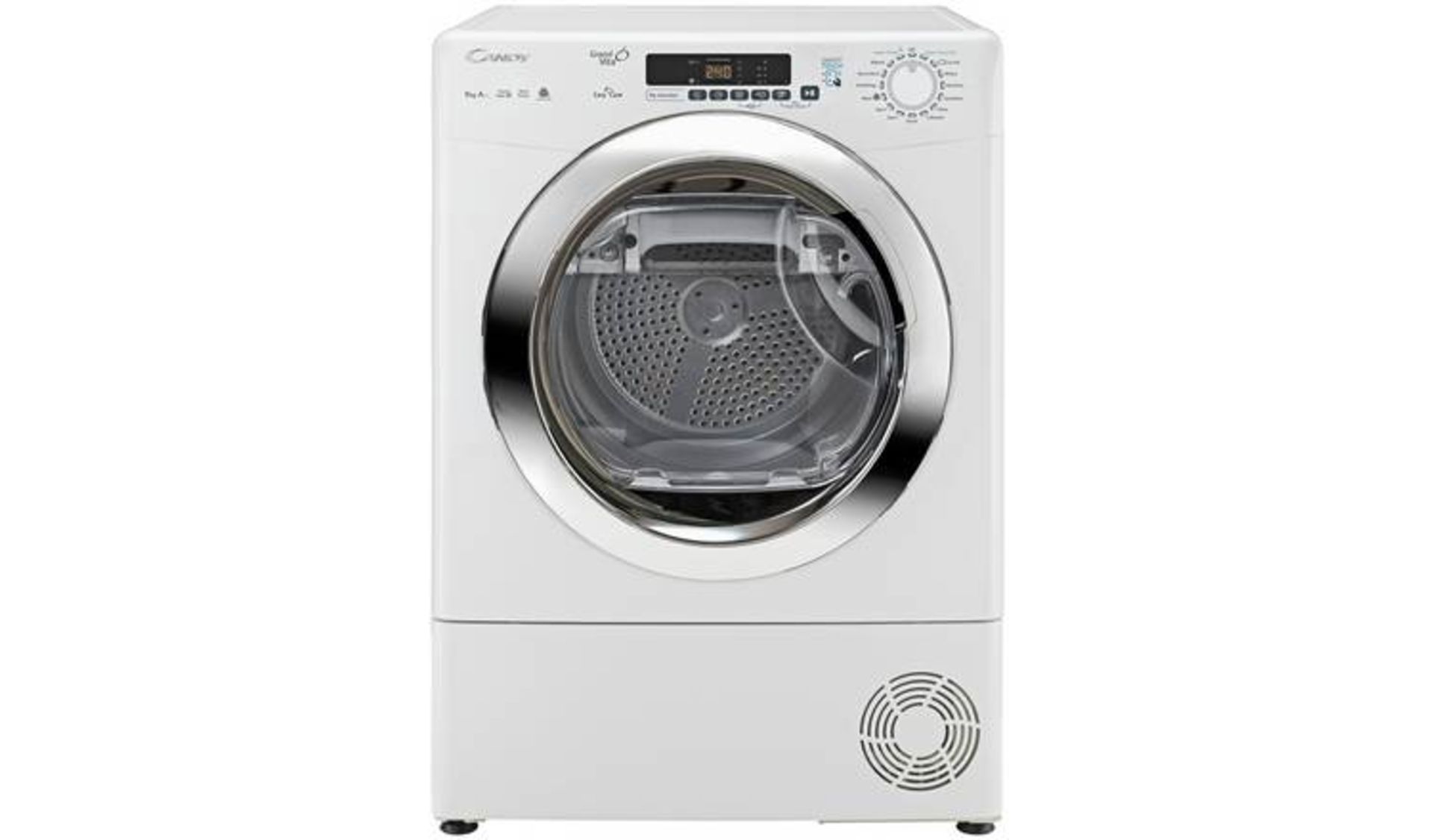 + VAT Grade A Candy GVS H9A2DCE 9Kg Heat Pump Tumble Dryer - Sensor Dry - 14 Programmes - A++