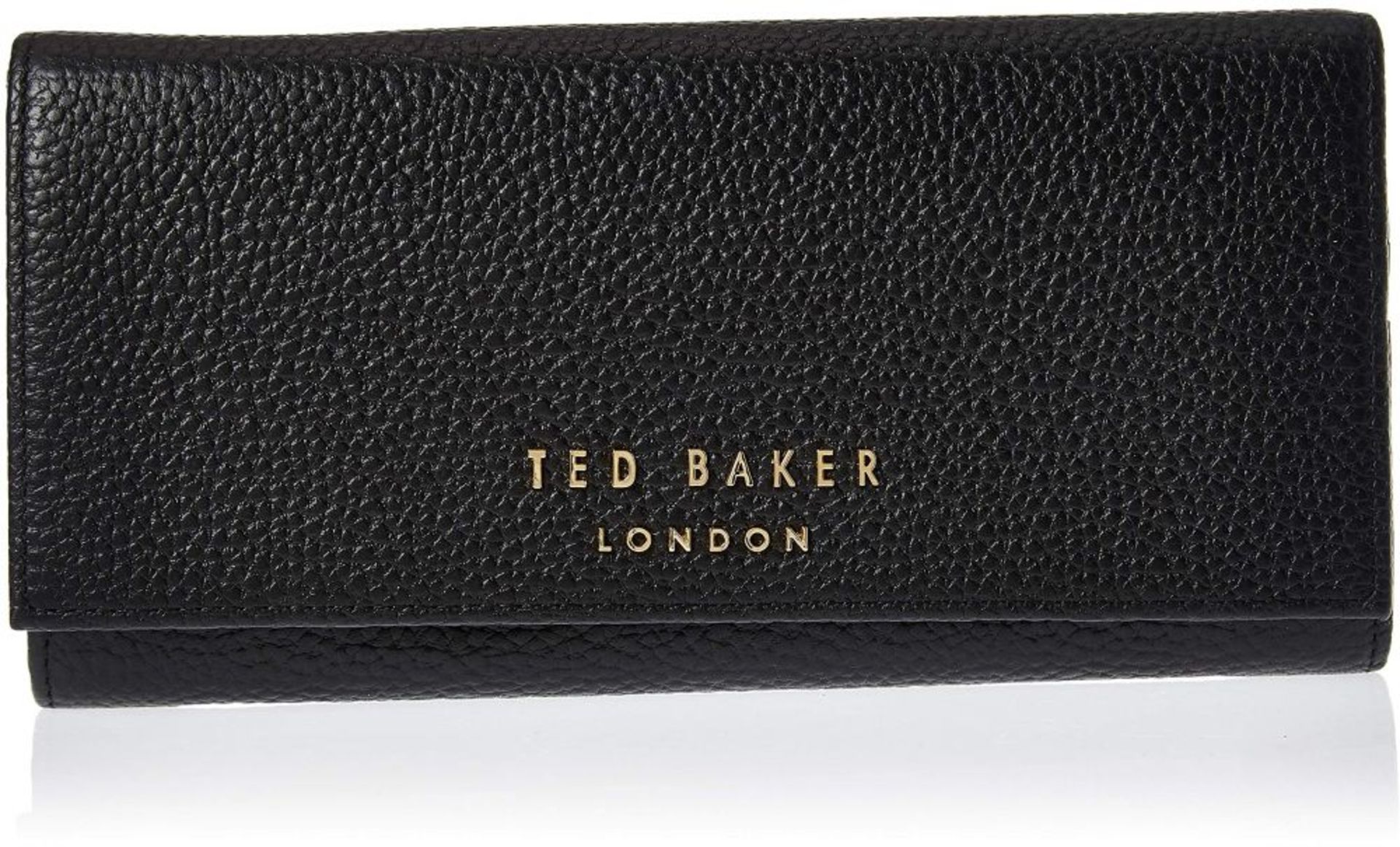 + VAT Brand New Ladies Black Leather Selma Statement Letter Matinee Purse (ISP £89 Ted Baker)