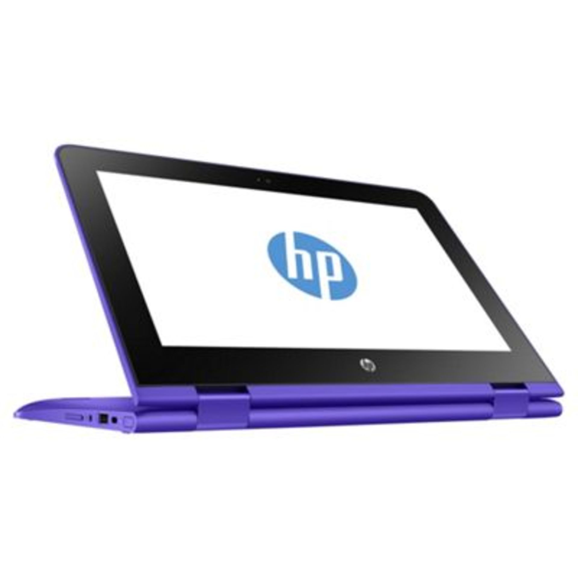 + VAT Grade A HP Stream N3060 Convertible Laptop Purple - 2Gb RAM - 32Gb eMMC - 1TB OneDrive - 11.