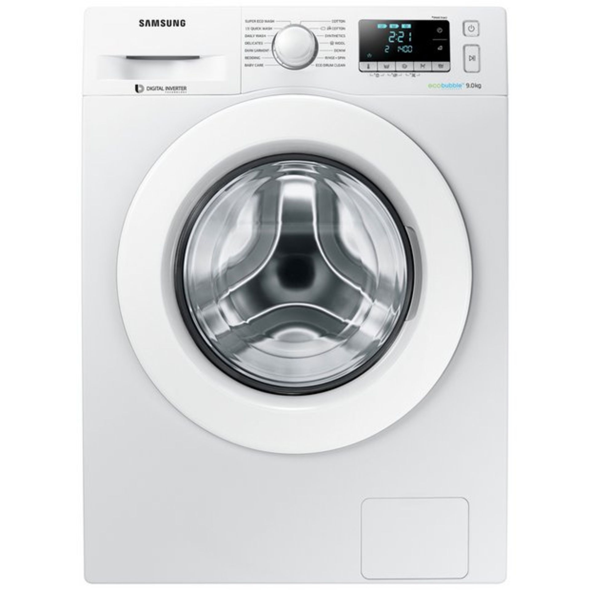 + VAT Grade A Samsung WW90J5456MW 9Kg 1400 Spin Washing Machine - A+++ Energy Rating - 15 Minute