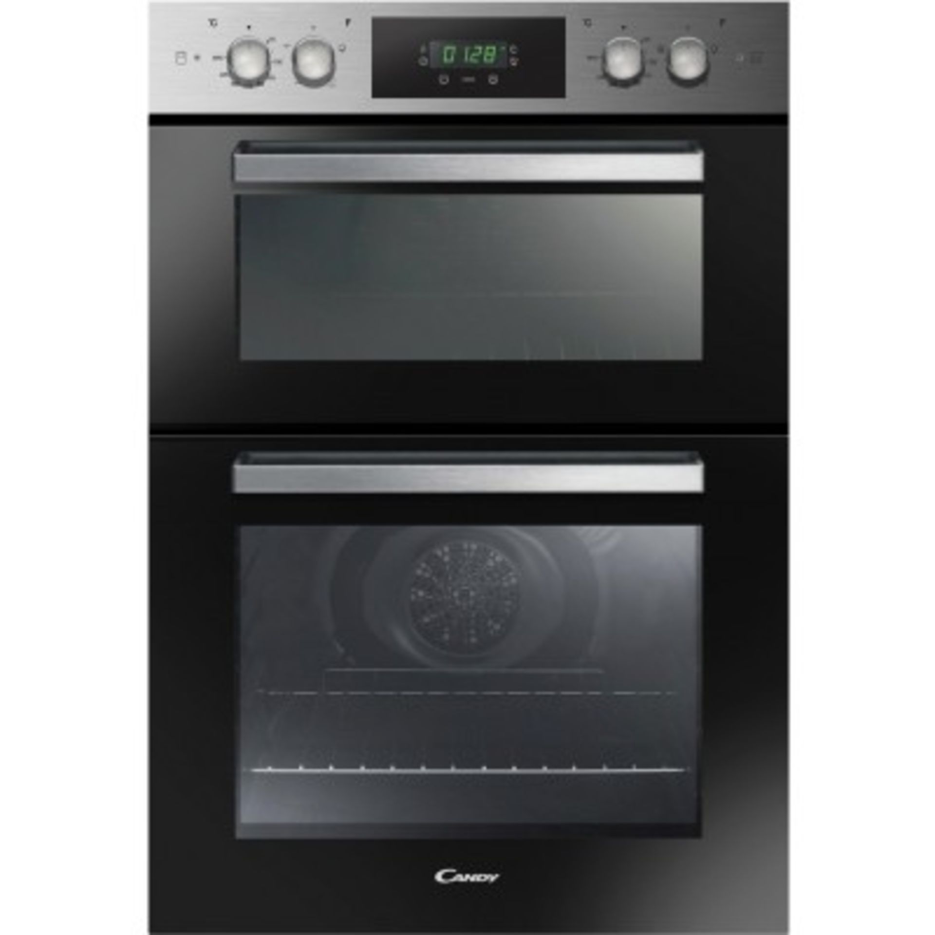 + VAT Grade A Candy FC9D425XNF Built In Double Oven - A Energy Rating - 110 Litre Total Capacity -