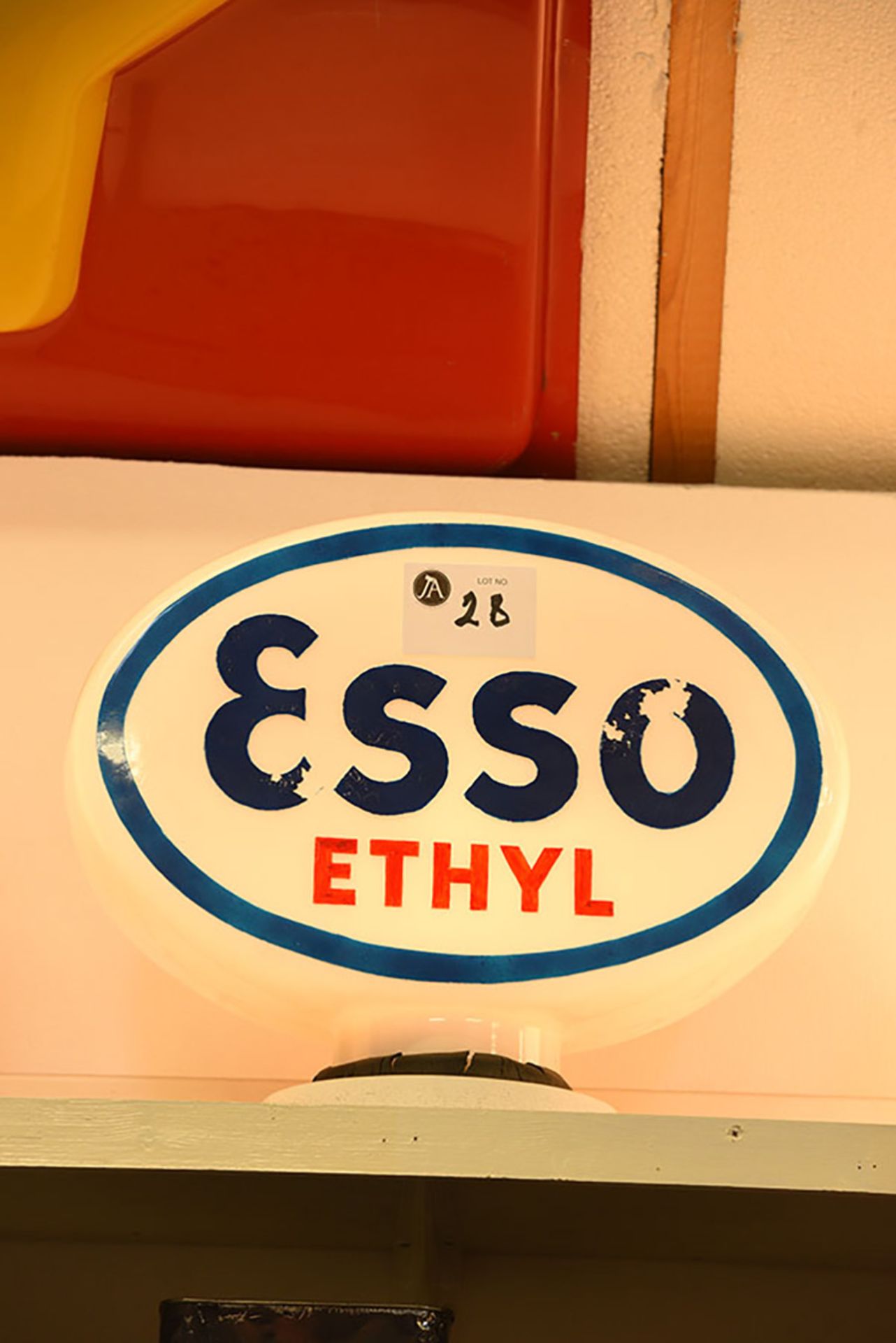 Esso Ethyl Glass Globe
