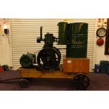 1940 Lister 5 HP water cooled diesel engined generator set ( fuel tank needs repaired )