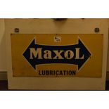 Maxol lubrication metal sign