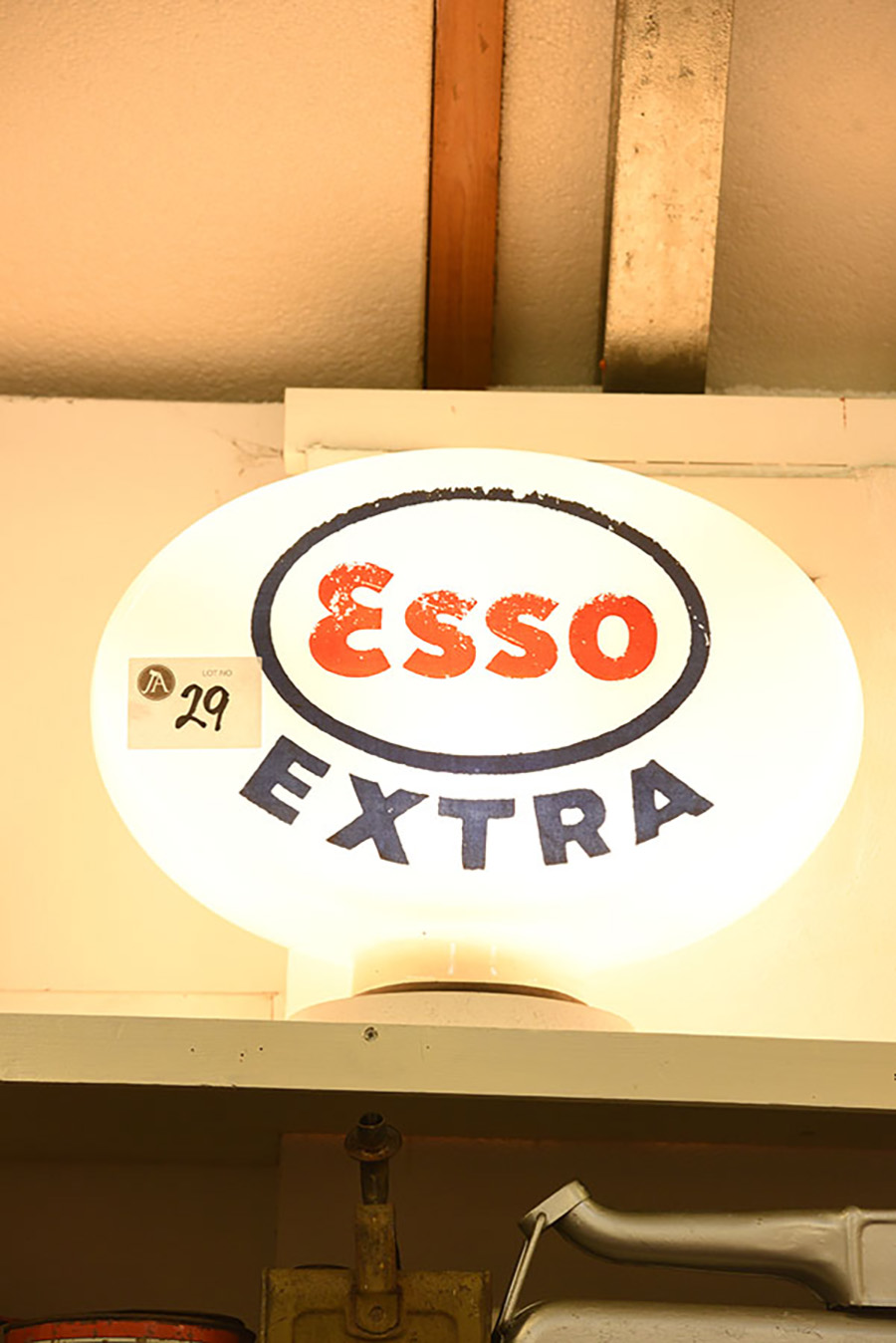 Esso Extra Glass Globe