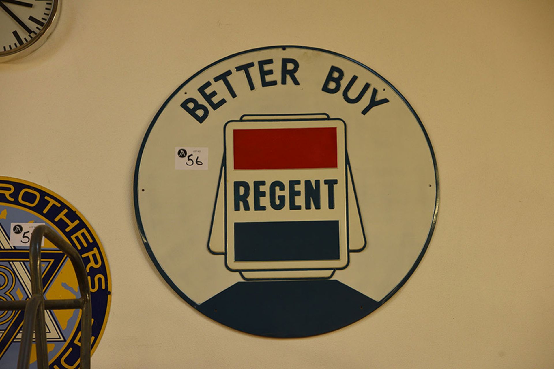 Regent Metal Wall Sign