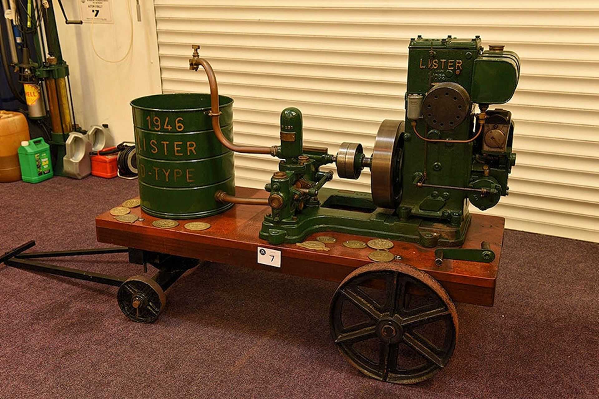 1946 Lister 1.5HP petrol engined water pump - Image 2 of 9