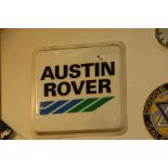 Austin Rover Plastic Sign