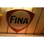 Fina Plastic Wall Sign