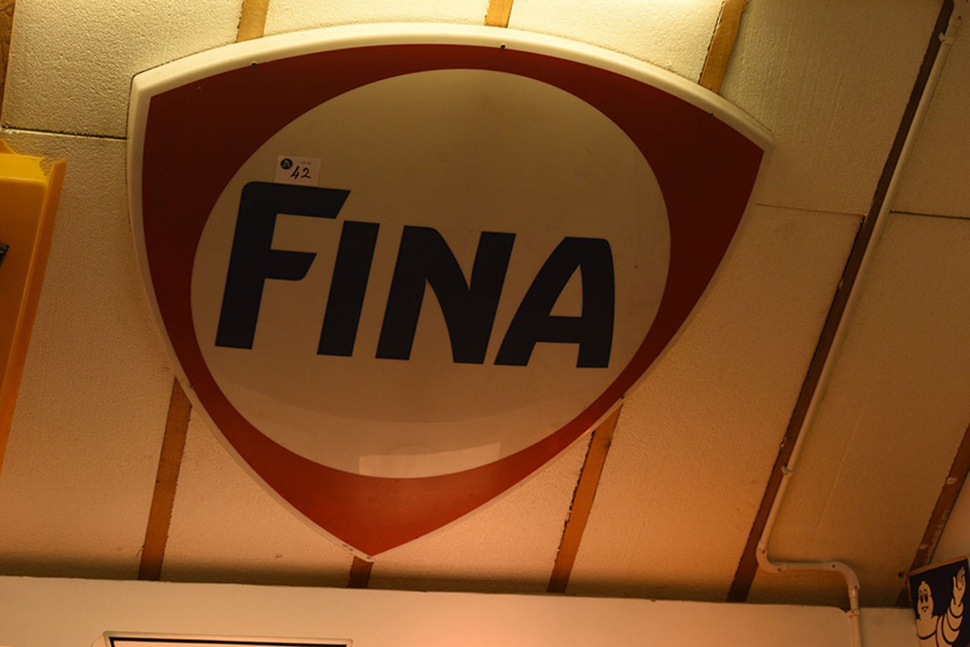 Fina Plastic Wall Sign