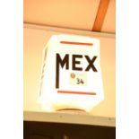 Mex Square Glass Globe