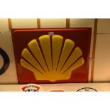 Shell Plastic Wall Sign