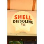 Shell Diesoline Glass Globe