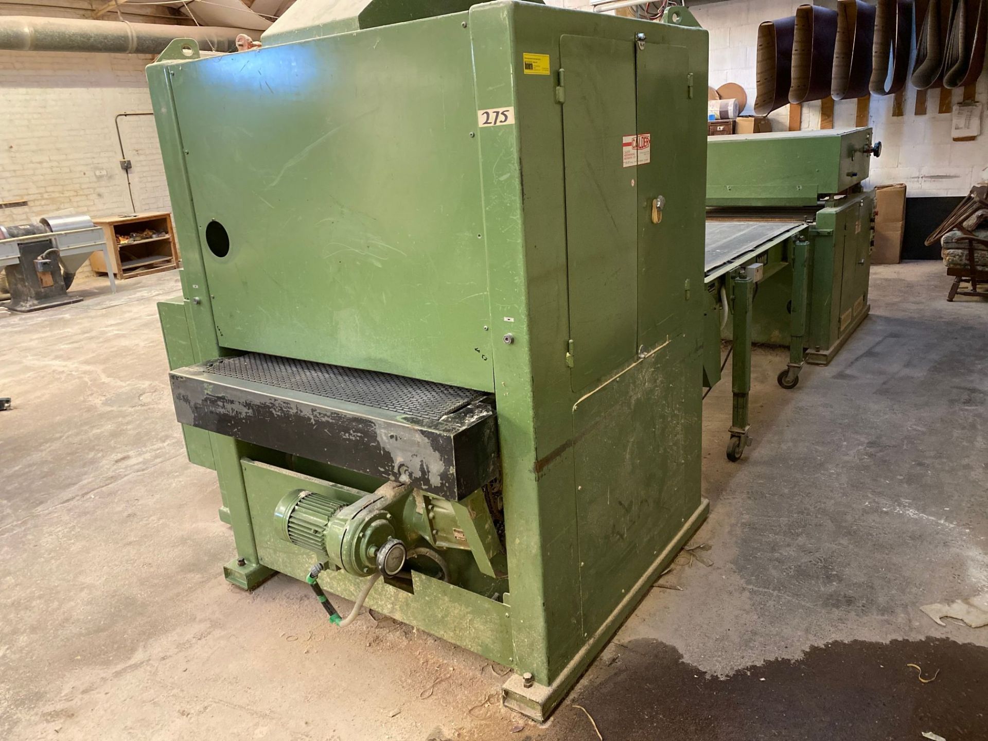 Boere BKS / TKS 1000 1m two-station sanding machine, serial nos: 82032637/82032633 with mobile - Image 3 of 9