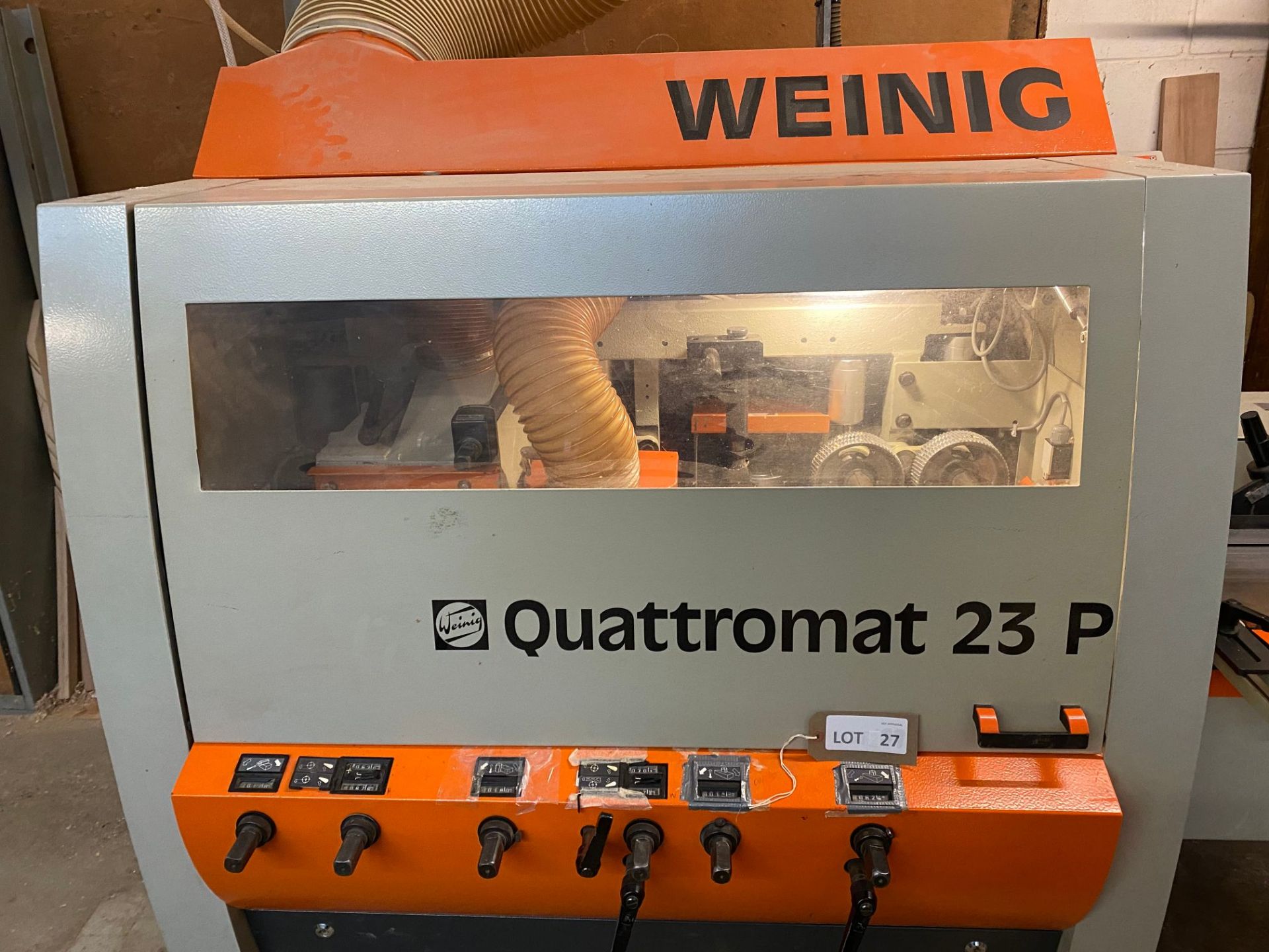 Weinig Quattromat Q23P through-feed four-head planer-moulder, serial no: 92039 (2001)