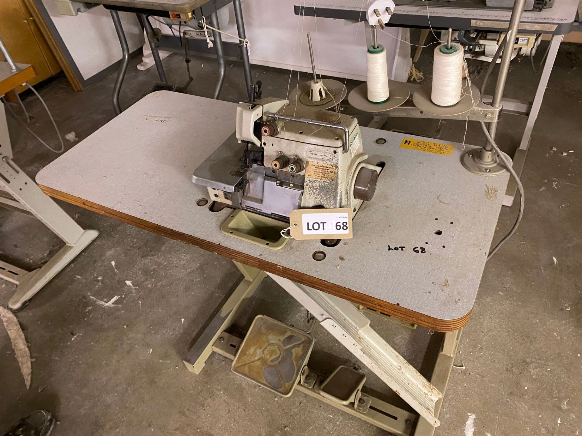 10 x industrial sewing machines, various (advised to be for spares only) brands include Adler, - Image 7 of 10