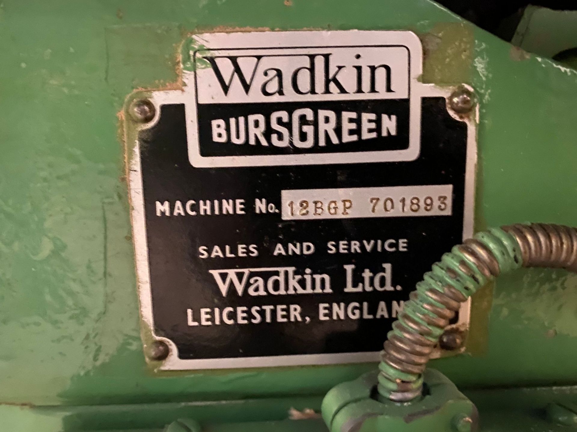 Wadkin Bursgreen 12BGP 12" panel saw, serial no: 701893 with sliding table & DC brake - Image 3 of 5