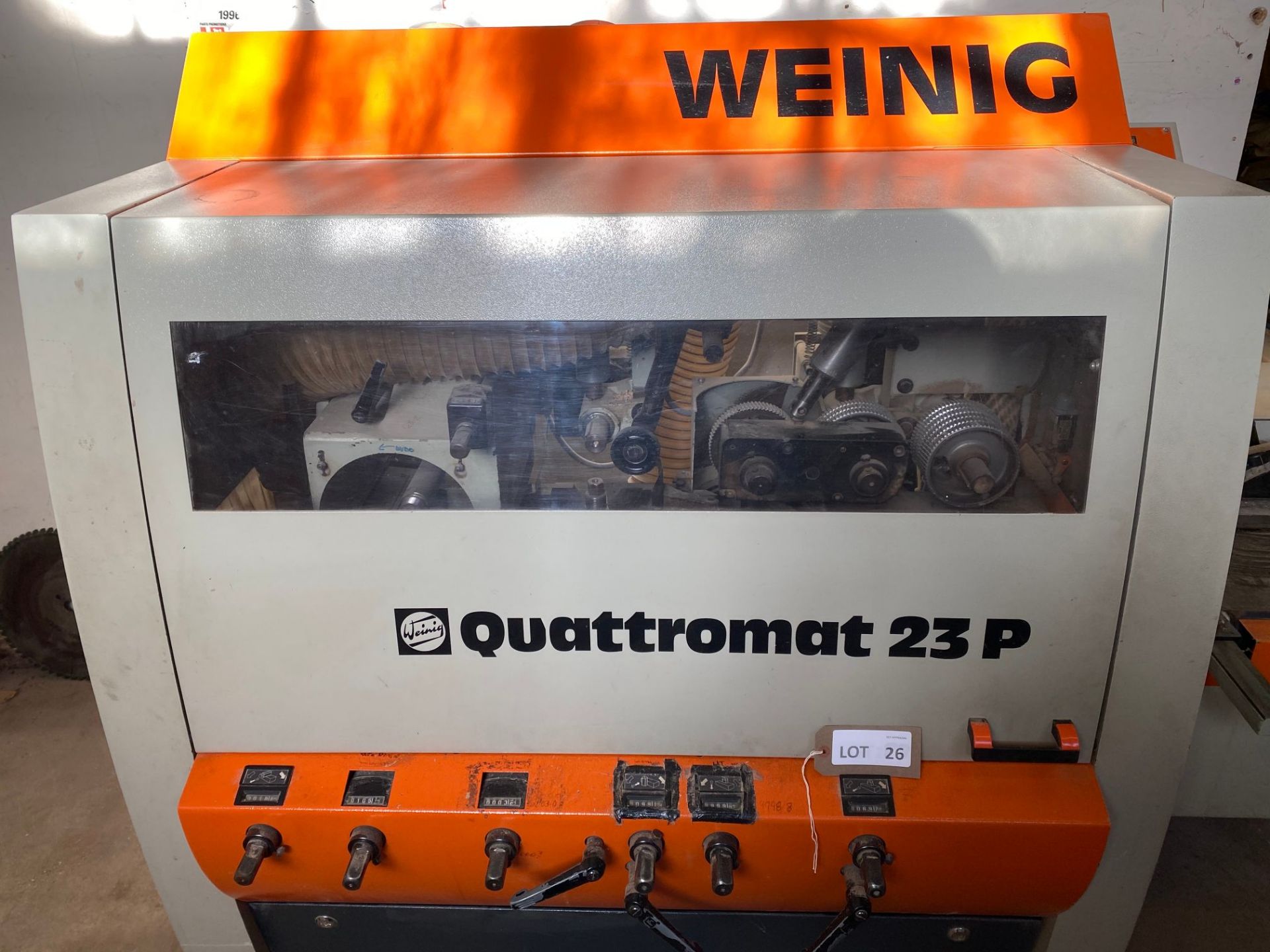 Weinig Quattromat Q23P through-feed four-head planer-moulder, serial no: 87735 (1999), (bottom motor - Image 3 of 7