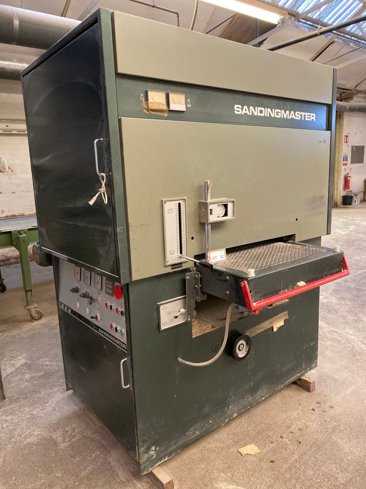 Sandingmaster CSB2-600 600mm width belt sander, serial no: 7613103