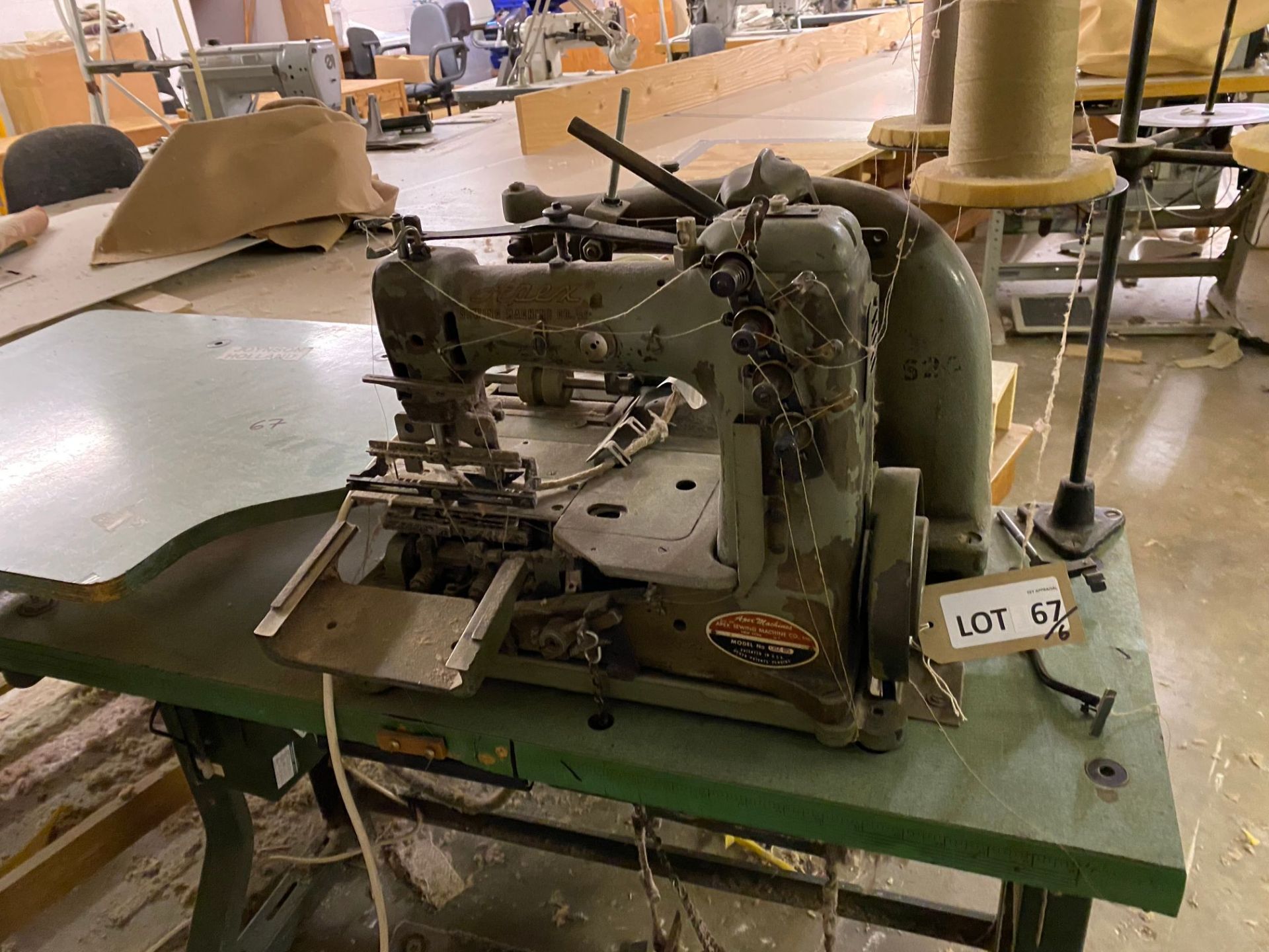 6 x industrial sewing machines, various (advised to have minor faults) brands include Durkopp, Seiko - Image 2 of 6