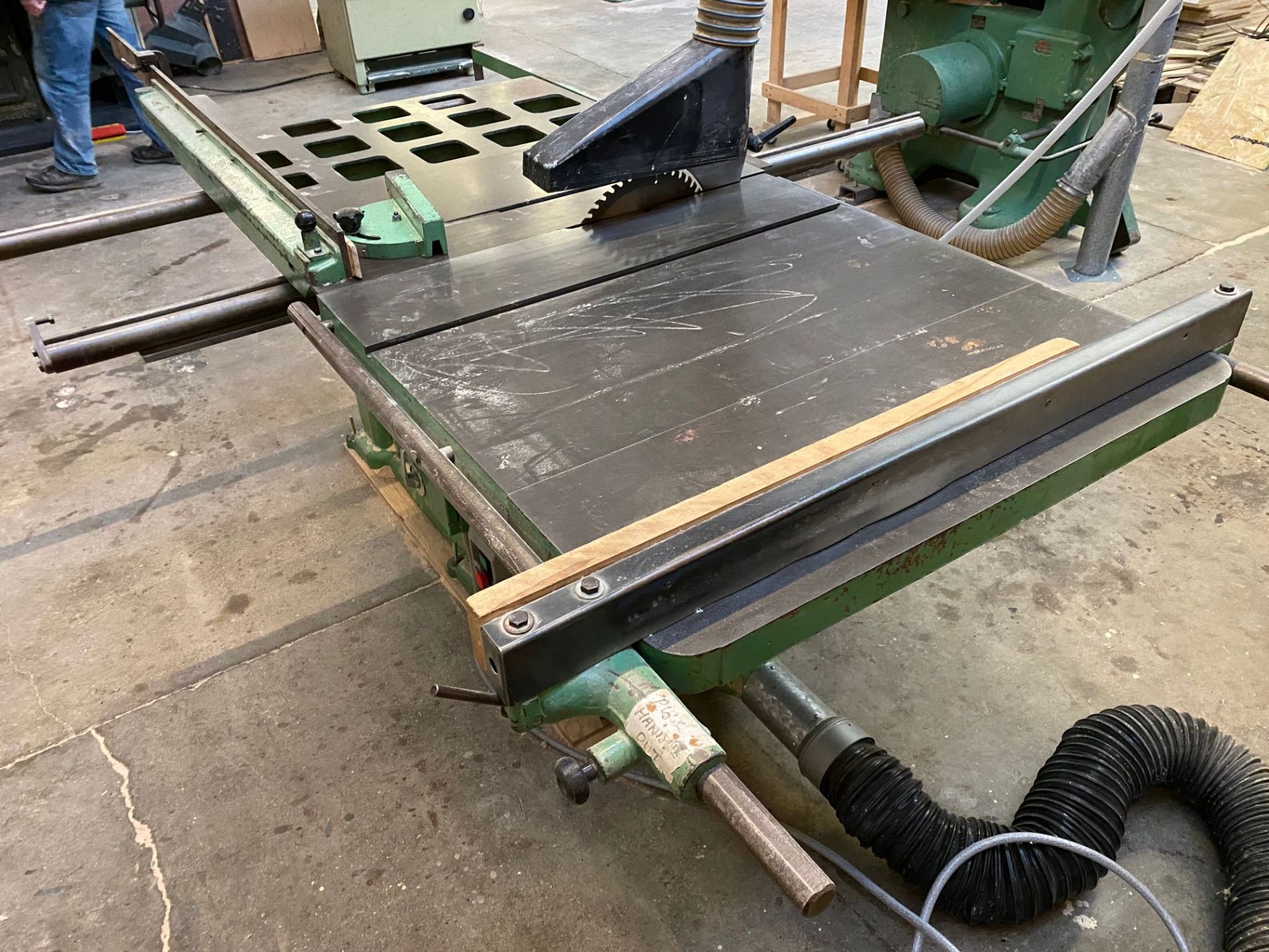 Wadkin Bursgreen 12BGP 12" panel saw, serial no: 701893 with sliding table & DC brake - Image 5 of 5