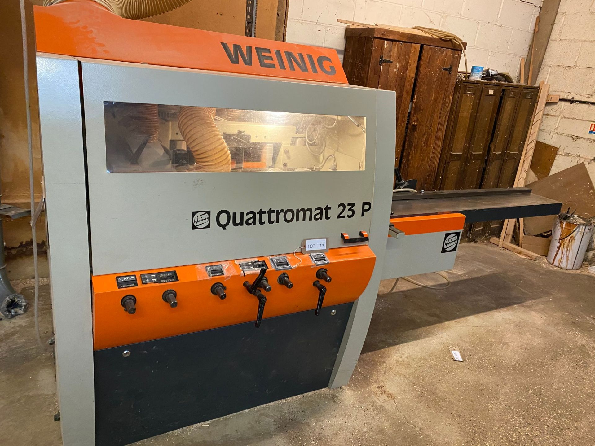 Weinig Quattromat Q23P through-feed four-head planer-moulder, serial no: 87735 (1999), (bottom motor - Image 7 of 7