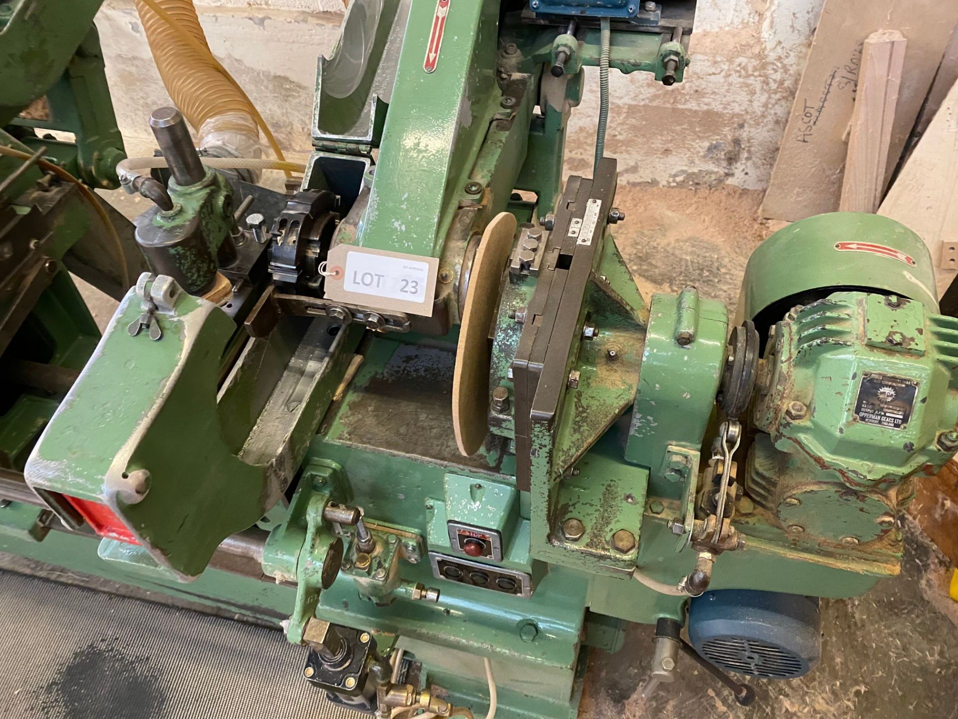 Rye DT1 double round end sliding tenoning machine, serial no: 238 - Image 2 of 7