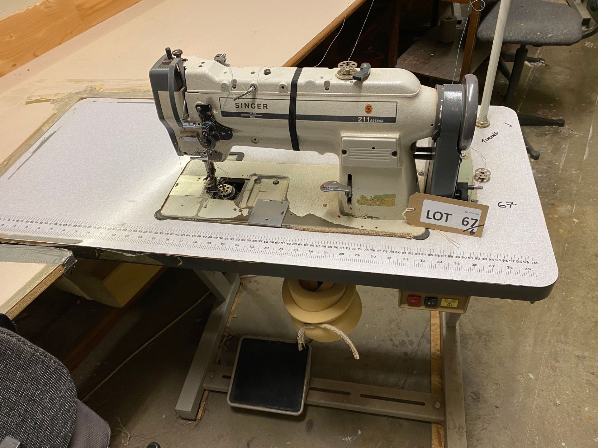 6 x industrial sewing machines, various (advised to have minor faults) brands include Durkopp, Seiko