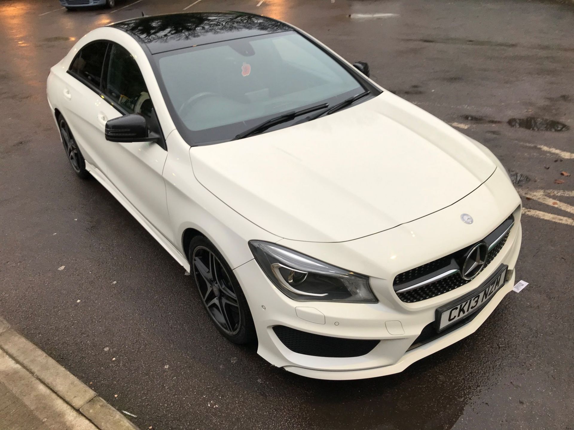 Mercedes-Benz CLA220 AMG SportCDi Auto five door saloon, reg no CK13 NZM, date of registration 14.