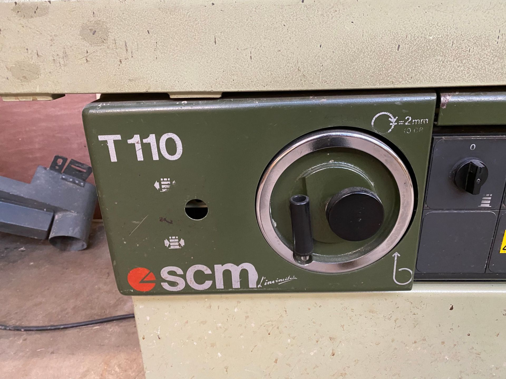 SCM T110A spindle moulder, serial no: AB.22039, ref. 120314 - Image 4 of 8