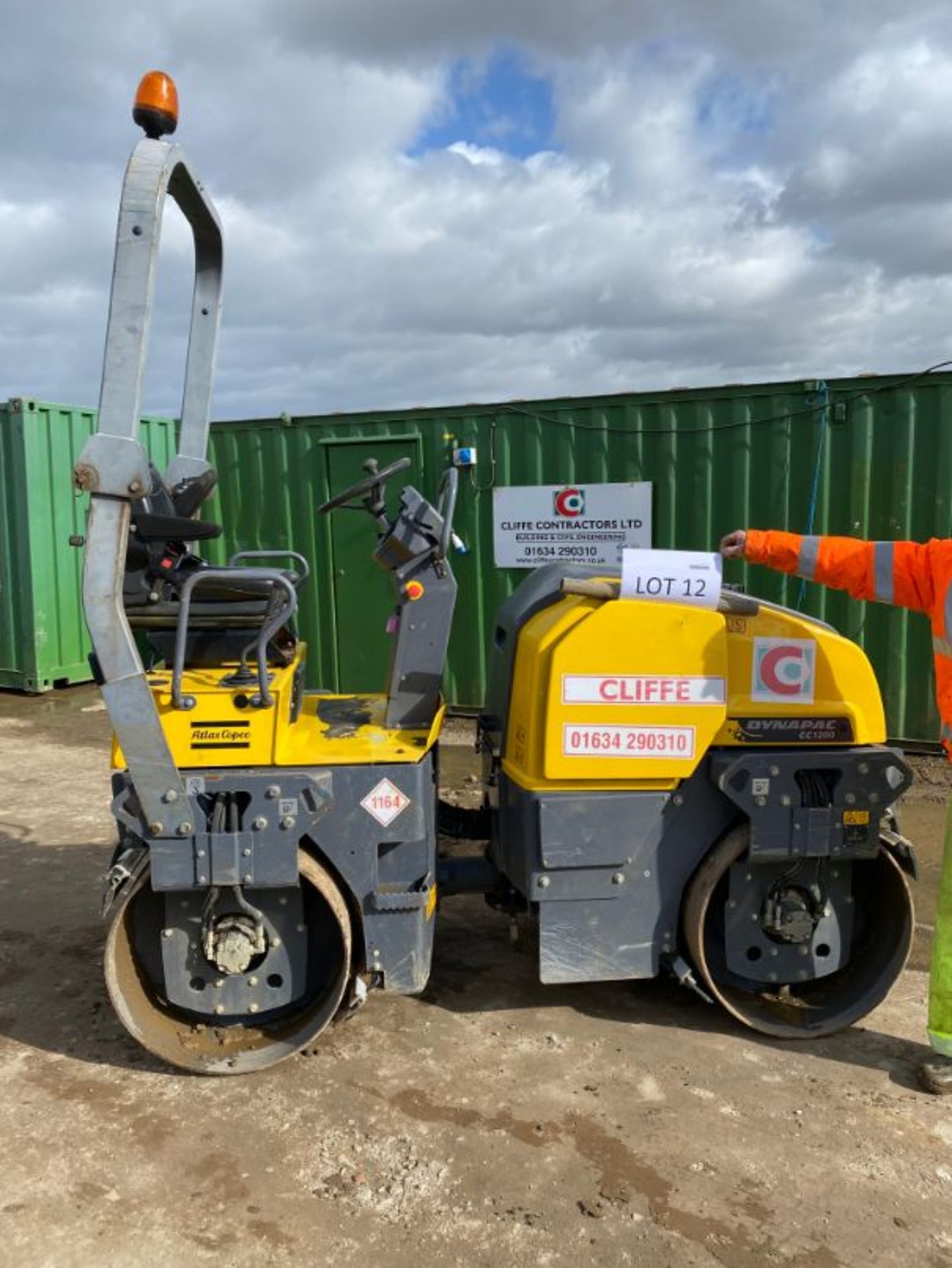 Atlas Copco Dynapac CC1200 smooth drum tandem roller: serial no: 10000332AGA18450 (2016) - 504