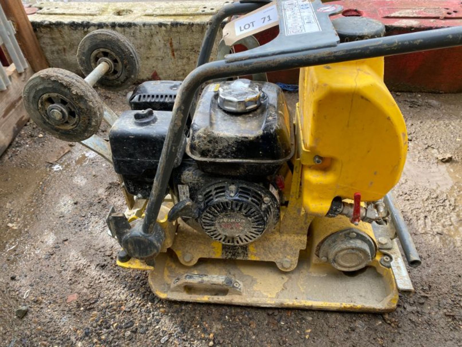 Wacker Neuson Vibroplate VP1340AW vibrating plate: serial no: 11107603 (2019): (delivered Feb-20) - Image 3 of 4